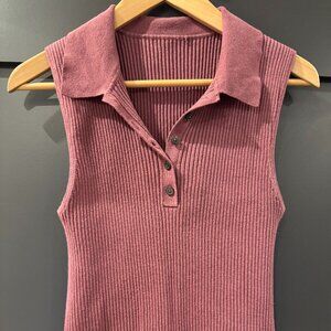 Sleeveless Madewell Polo Size Large